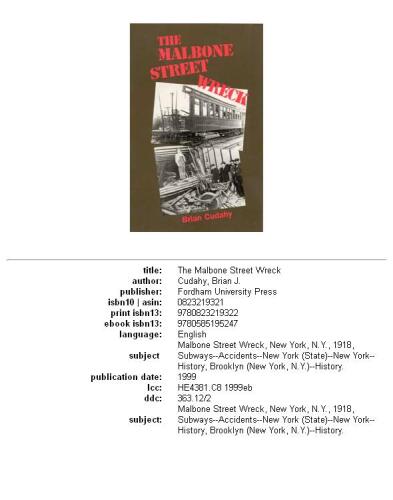 The Malbone Street Wreck