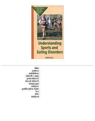 Understanding Sports and Eating Disorders