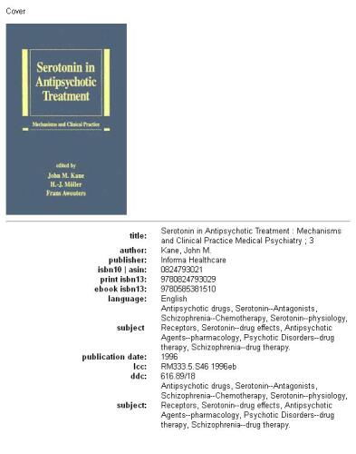 Serotonin in antipsychotic treatment: mechanisms and clinical practice