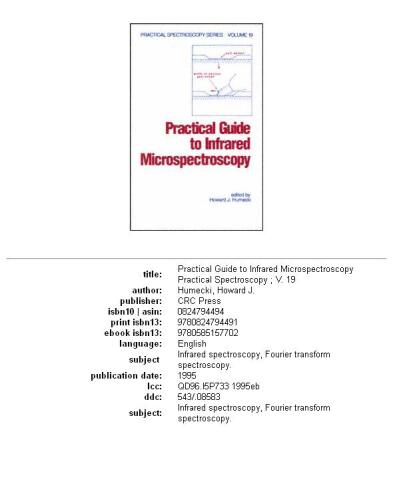 Practical guide to infrared microspectroscopy