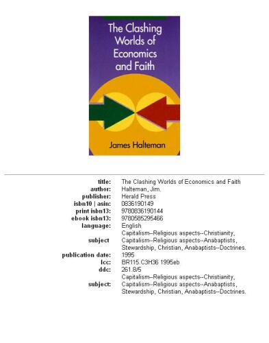 The clashing worlds of economics and faith