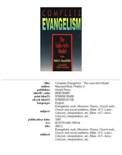 Complete Evangelism: The Luke-Acts Model