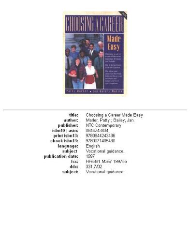 Choosing a career made easy