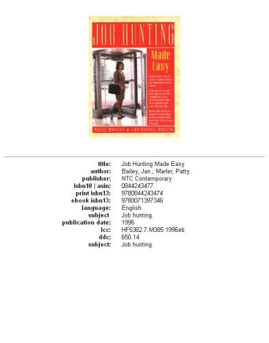 Job Hunting Made Easy