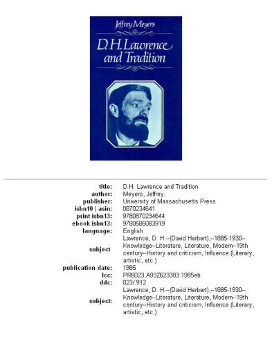 D.H. Lawrence and tradition