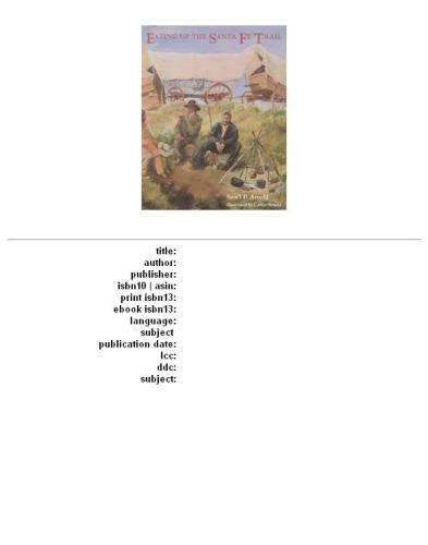 Eating up the Santa Fe Trail