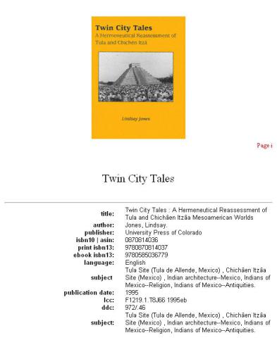 Twin city tales: a hermeneutical reassessment of Tula and Chichén Itzá