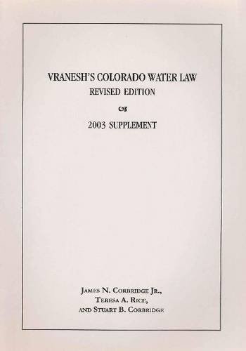 Vranesh's Colorado water law
