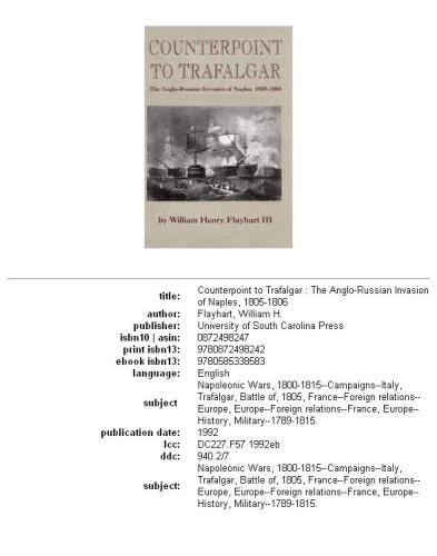 Counterpoint to Trafalgar: the Anglo-Russian invasion of Naples, 1805-1806