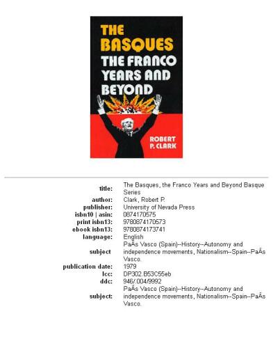 The Basques, the Franco years and beyond