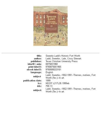 Sweetie Ladd's Historic Fort Worth