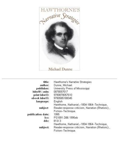 Hawthorne's narrative strategies