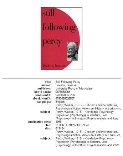 Still following Percy, Volume 1995