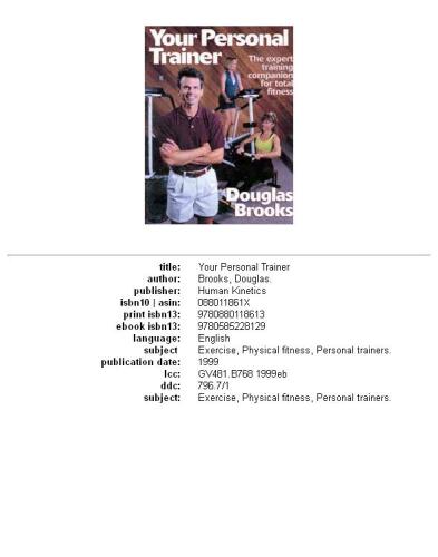 Your personal trainer