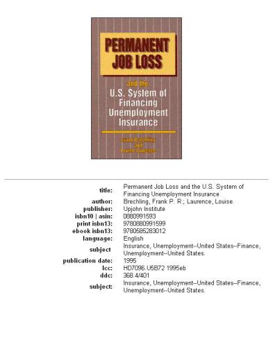 Permanent job loss and the U.S. system of financing unemployment insurance