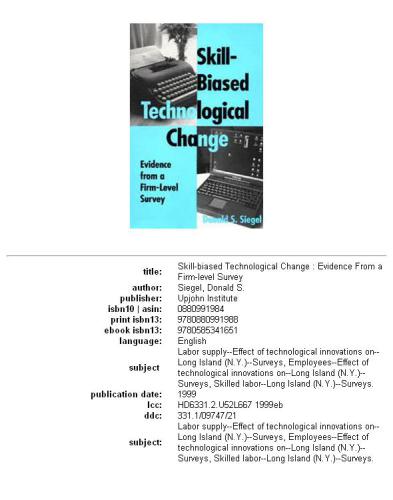 Skill-biased technological change: evidence from a firm-level survey