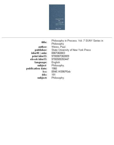 Philosophy in Process, Volume 7, Part 2