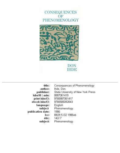 Consequences of phenomenology