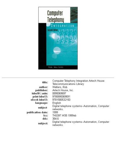 Computer telephony integration