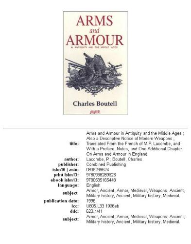 Arms and Armour in Antiquity and the Middle Ages