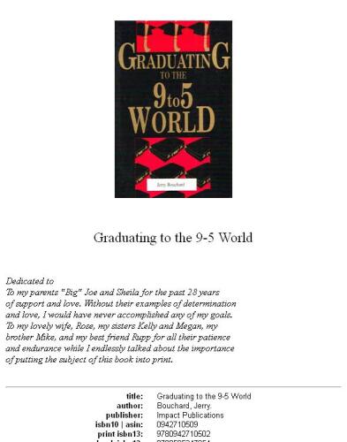 Graduating to the 9-5 world