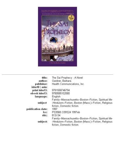 The Sai Prophecy