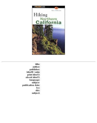 Hiking Northern California