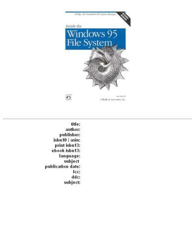 Inside the Windows 95 file system