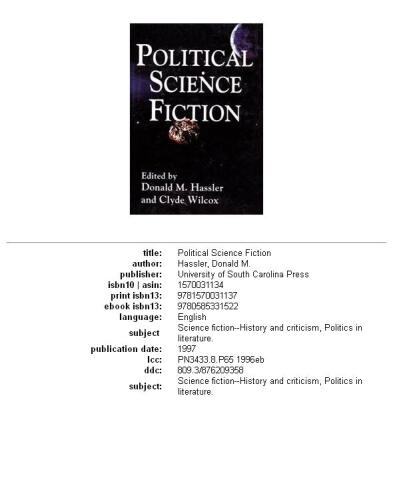 Political science fiction