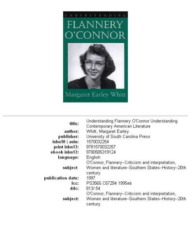 Understanding Flannery O'Connor