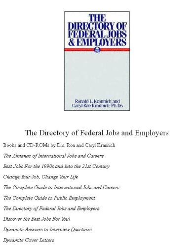 The directory of federal jobs and employers