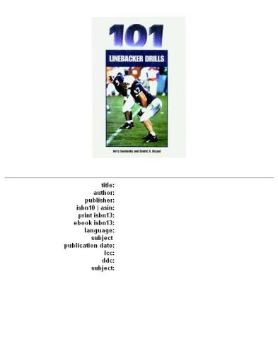 101 Linebacker Drills