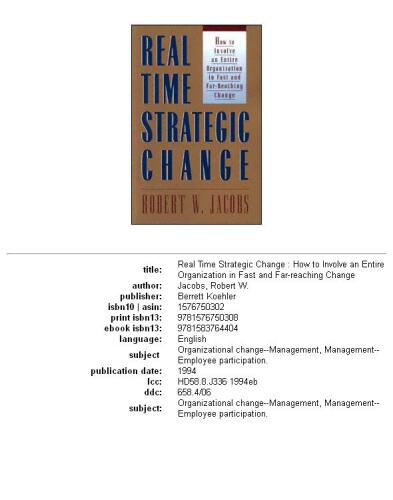 Real-Time Strategic Change