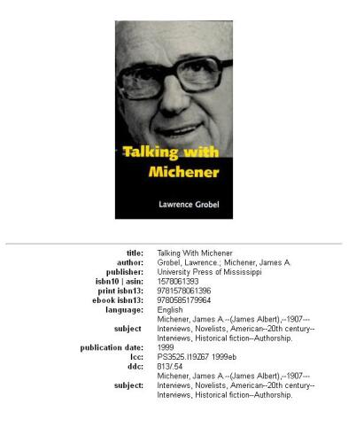 Talking with Michener