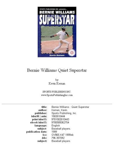 Bernie Williams Quiet Superstar