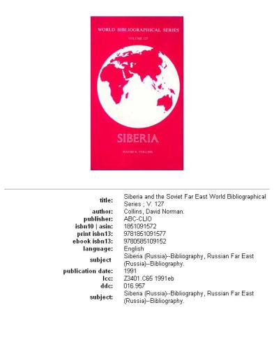 Siberia and the Soviet Far East