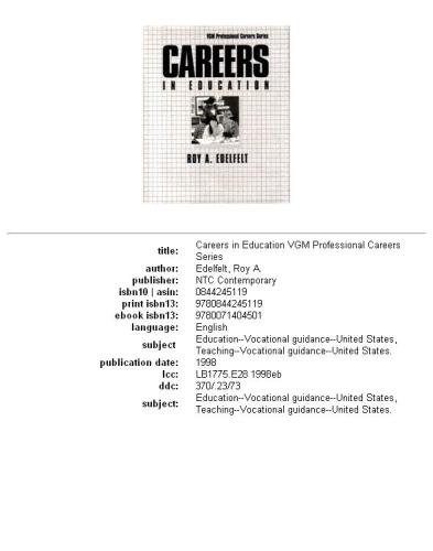 Careers in Education