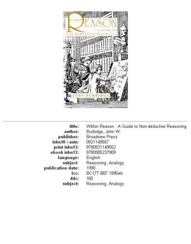 Within Reason: A Guide to Non-Deductive Reasoning