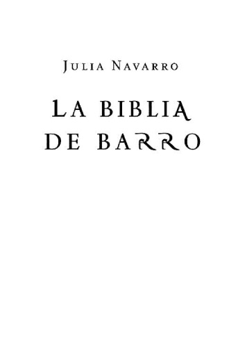 Biblia de barro