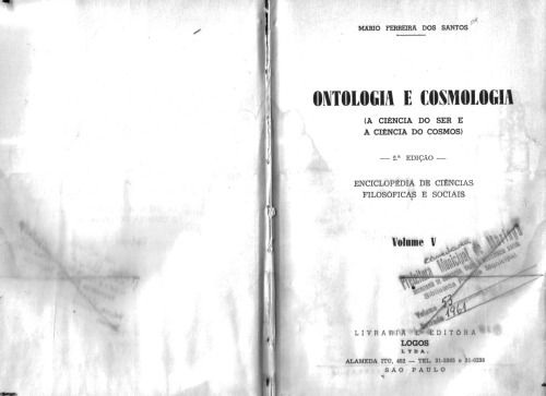 Ontologia e cosmologia