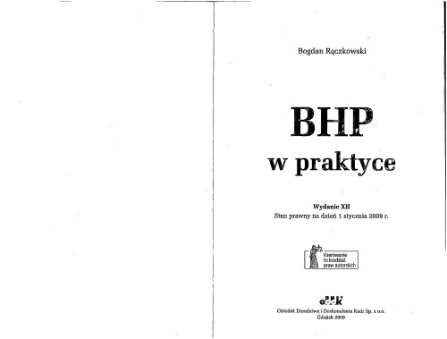 BHP w praktyce