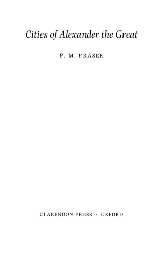 Cities of Alexander the Great