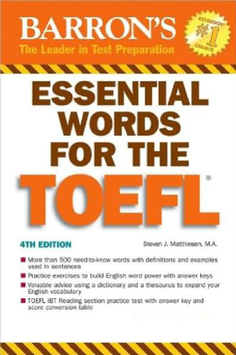 Essential Words for the TOEFL (Barron's Essential Words Series)