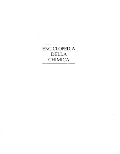 Enciclopedia della Chimica Vol.1