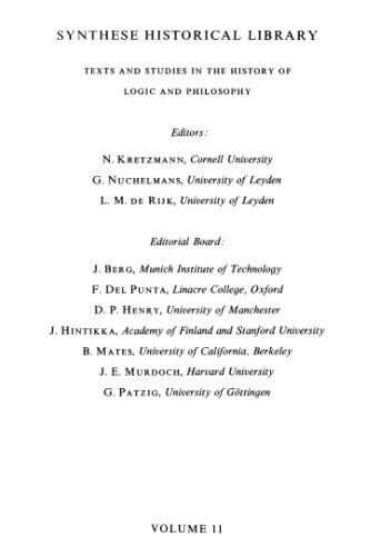 Knowledge and the Known: Historical Perspectives in Epistemology