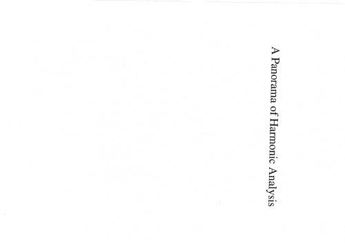 A Panorama of Harmonic Analysis (Carus Mathematical Monographs)