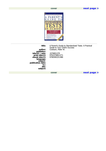 A Parent’s Guide to Standardized Tests in School: How to Improve Your Child’s Chances for Success