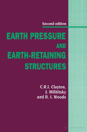 Earth Pressure and Earth-Retaining Structures