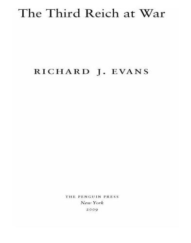 The Third Reich at War