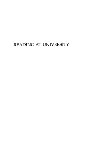 Reading at University: A Guide for Students